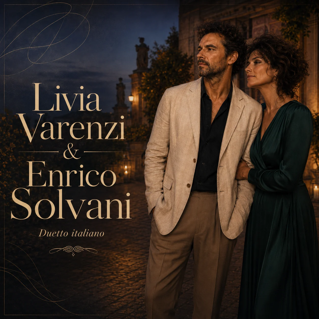 Livia Varenzi and Enrico Solvani together